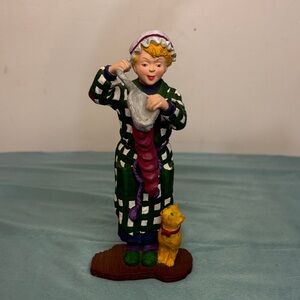 Vintage Dept. 56 All Through The House Sue Ellen Christmas Vintage Figurine